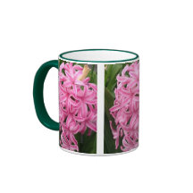 Hübsche rosa Hyazinthen Blume 3 Tasse