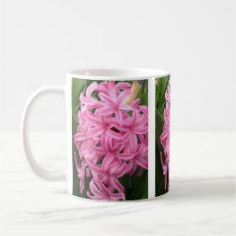 Hübsche rosa Hyazinthen Blume 3 Tasse