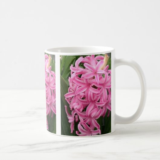 Hübsche rosa Hyazinthen Blume 3 Tasse (Rechts)