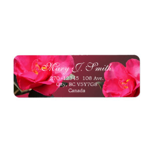 Hübsche rosa Kamelien-Blume personalisieren