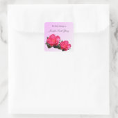 hübsche rosa Kamelien-Blumen Buch Aufkleber (Tasche)