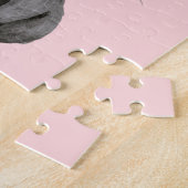 Hübsche rosa Katze Puzzle (Seite)