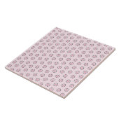 Hübsche rosa Katzenpfote Keramikfliese (Seite)
