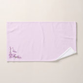 Hübsche rosa Kirschblüten Badhandtuch Set (Handtuch)