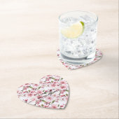 Hübsche rosa Kirschblüten Hochzeitsdusche Untersetzer (Vor Ort)