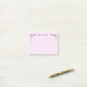 Hübsche rosa Kirschblüten Post-it Klebezettel (Auf Schreibtisch)