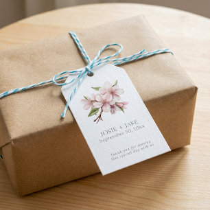 Hübsche Rosa Kirsche Blossom Blume Gastgeschenk Ho Geschenkanhänger