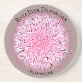 Hübsche, rosa Kronleuchter Blume Boho Getränkeuntersetzer (Vorne)