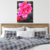 Hübsche Rosa-Leinwand Leinwanddruck (Insitu (Schlafzimmer))