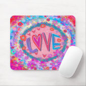 Hübsche rosa Liebe Inspirivity Mousepad (Mit Mouse)