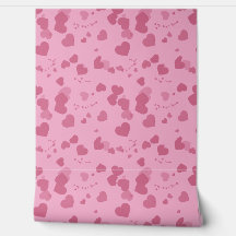 Hübsche rosa Liebesherzen Tapete