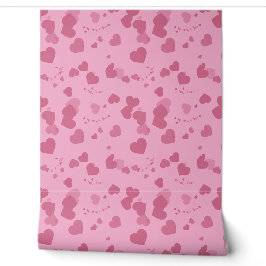 Hübsche rosa Liebesherzen Tapete