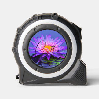 Hübsche, rosa, Lila Wasser Lily Tape Maßnahme für Maßband