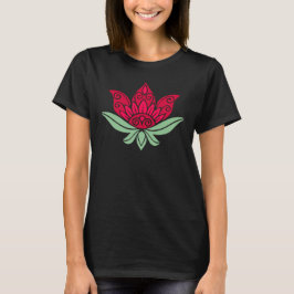 Hübsche Rosa Lotus-Blume T-Shirt