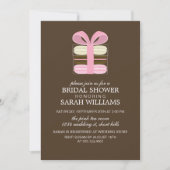 Hübsche Rosa-Macarons Einladung (Vorderseite)