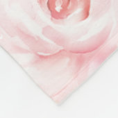 Hübsche Rosa Minze Lila Boho-Waldtiere Fleecedecke (Ecke)