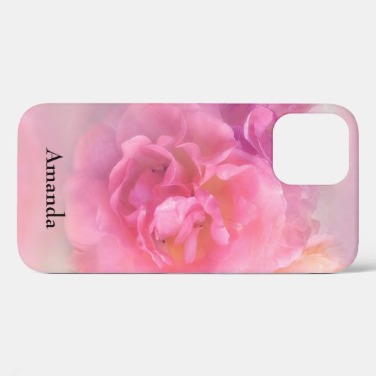 Hübsche rosa Nelken Stilvolle Fotografie Case-Mate iPhone Hülle (Rückseite (Horizontal))