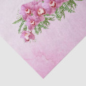 Hübsche Rosa Orchideen Seidenpapier (Ausschnitt)