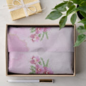 Hübsche Rosa Orchideen Seidenpapier (Geschenk)