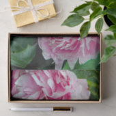 Hübsche rosa Peonies Seidenpapier (Geschenk)