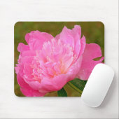 Hübsche rosa Pfingstrosen-Mausunterlage Mousepad (Mit Mouse)