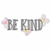 Hübsche, rosa Pfirsichfarben Blume Aufkleber (Vorderseite)