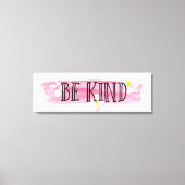 Hübsche, rosa Pfirsichfarben Blume Leinwanddruck (Vorderseite)