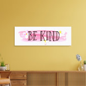 Hübsche, rosa Pfirsichfarben Blume Leinwanddruck (Insitu (Wohnzimmer))