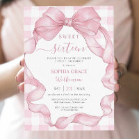Hübsche rosa Ribbon Bows 16 . Geburtstag 16 Geburt