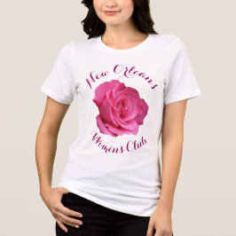 Hübsche Rosa Rosa, mädchenhaft,  T - Shirt