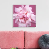Hübsche rosa Rosa schöne, moderne Kunst Leinwanddruck (Insitu (Wohnzimmer))