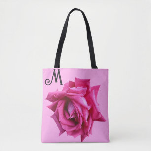 Hübsche Rosa Rose floral boho Mode mädchenhaft Tasche