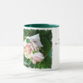 Hübsche Rosa Rose mit Gedicht Birthday Tasse (Zentrum)