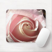 Hübsche rosa Rose Mousepad (Mit Mouse)