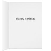 Hübsche rosa Rose & Spitzen-Grußkarte (Innen (Rechts))