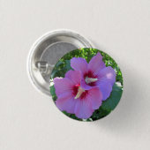 Hübsche Rosa-Rose von Sharon Fotografy Button (Vorne & Hinten)