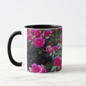 Hübsche rosa Rosen auf Busch Tasse (Links)