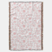 Hübsche rosa Rosen Blumen Decke (Vorderseite Vertikal)