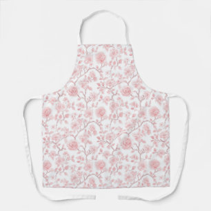 Hübsche rosa Rosen Floral-Brautdusche Schürze