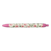 Hübsche rosa Rosen Kugelschreiber (Vorderseite)