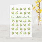 Hübsche, rosa Rosenknospe am Tag der Großeltern Karte (Gelbe Blume)