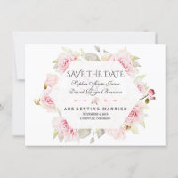 Hübsche rosa rötliche geometrische Hochzeit speich