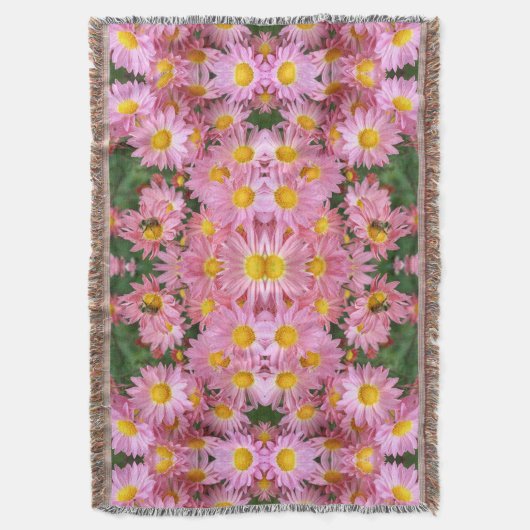 Hübsche rosa Säue und Hummeln Abstrakt Decke (Vorderseite Vertikal)