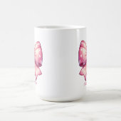 Hübsche rosa Schleife - Bleib schön Kaffeetasse (Mittel)