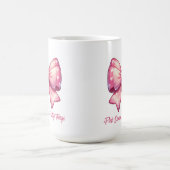 Hübsche rosa Schleife-Rosa Träume & hübsche Dinge Kaffeetasse (Mittel)