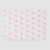 Hübsche rosa Schmetterlinge Geburtstag Seidenpapier (Vorderseite)
