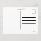 Hübsche rosa Schmetterlinge Postkarte (Rückseite)