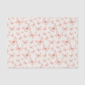 Hübsche rosa Schmetterlinge Seidenpapier (Vorderseite)