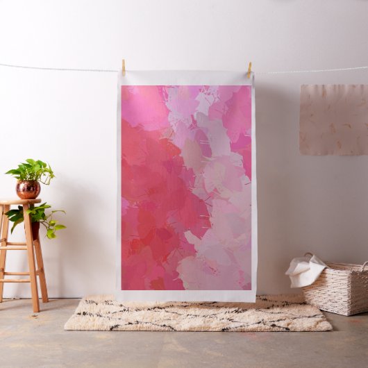 Hübsche rosa Schmetterlinge Stoff (Beispiel)