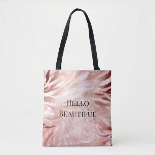 Hübsche Rosa Schwarze Rose Glam Zebra Tierdruck Tasche